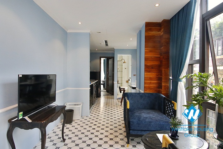 Indochina style interior apartment for rent in Hoan Kiem , Ha Noi